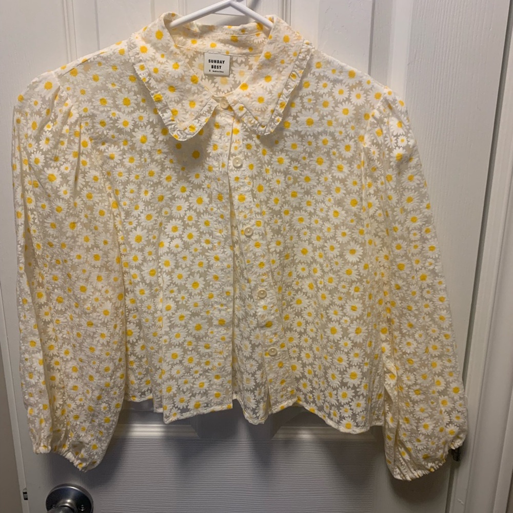 Sunday Best Floral Sheer Blouse